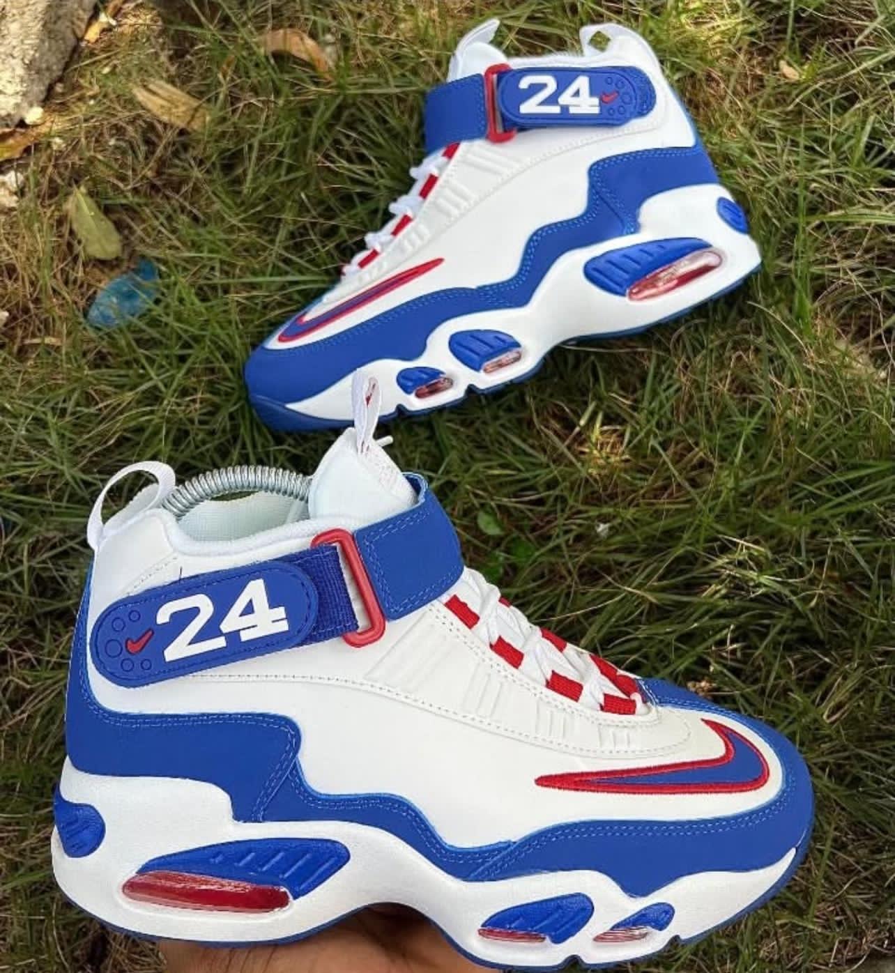 White/Blue Nike Air Max Griffey - Fast delivery 