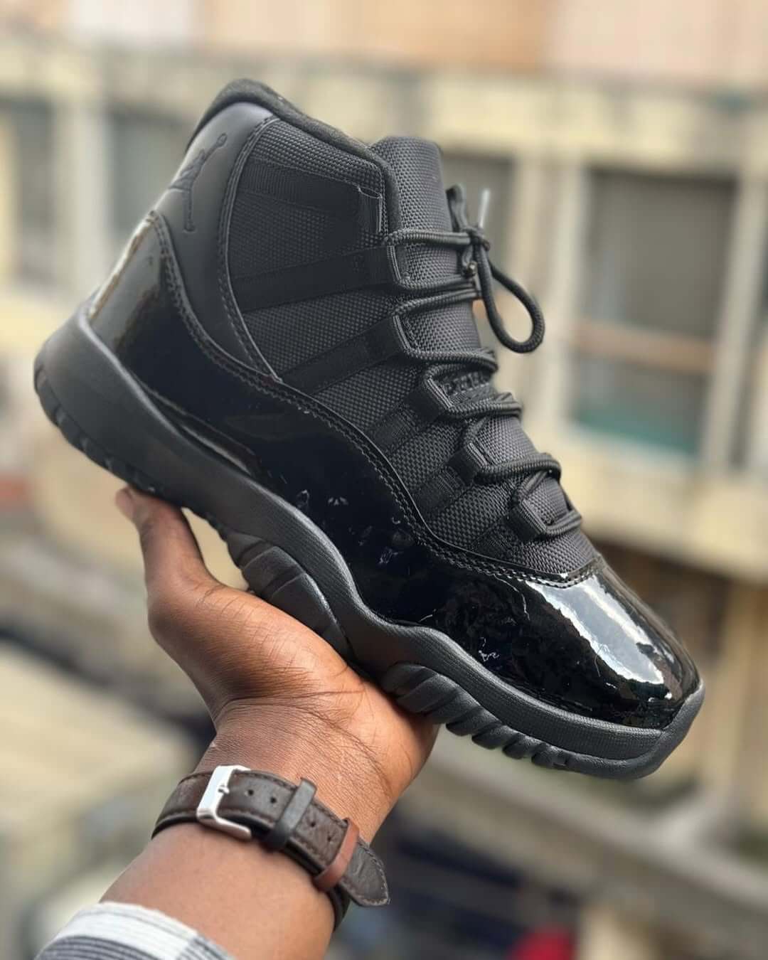 Black Jordan 11 sneakers affordable Sneakers in Ghana - Sneaker Daisy 